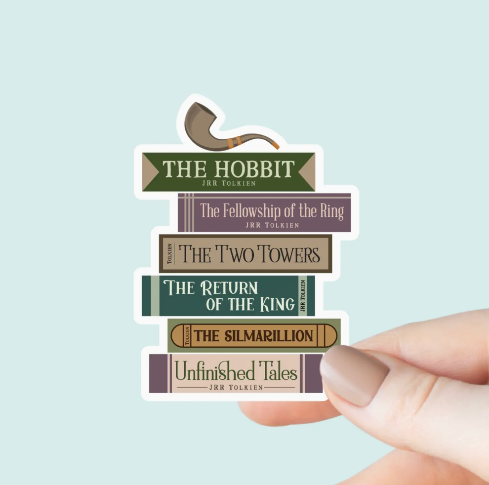 Lord of the Rings Book Stack Sticker