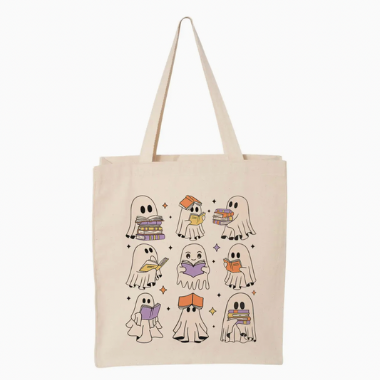 Reading Ghosts Tote Bag