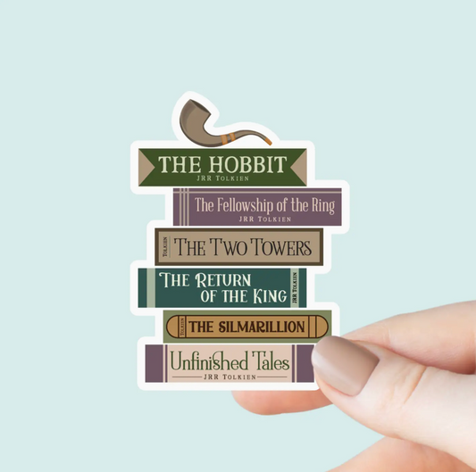 Lord of the Rings Book Stack Sticker