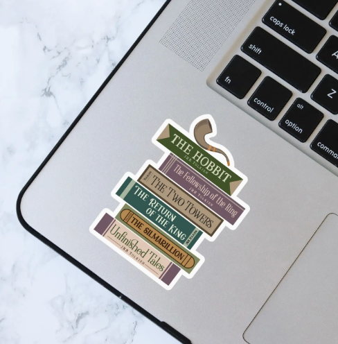 Lord of the Rings Book Stack Sticker